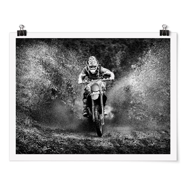 Poster - Motocross In The Mud