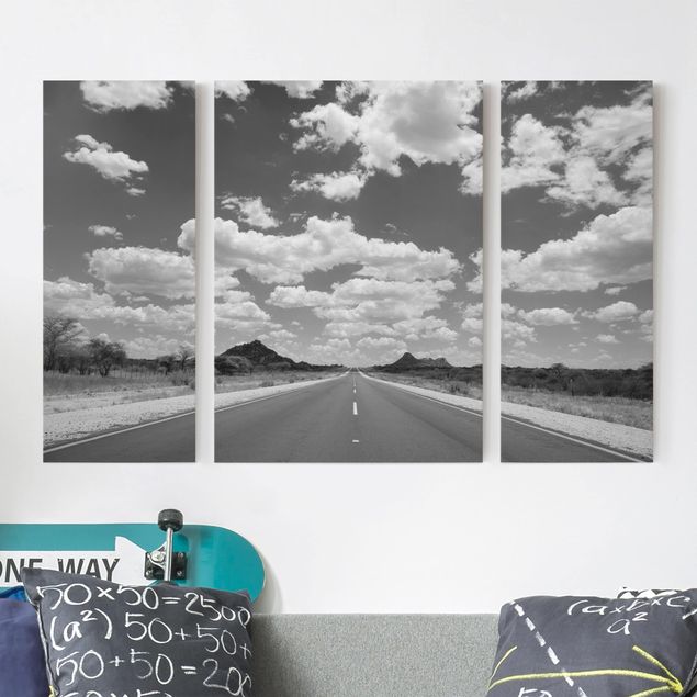 Print on canvas 3 parts - Route 66 II