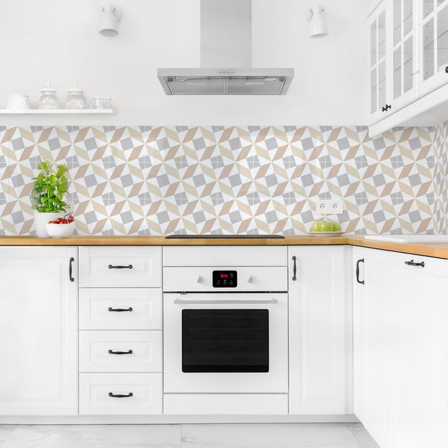 Kitchen splashback tiles Geometrical Tiles - Fano