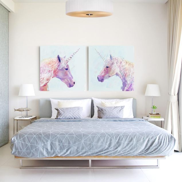 Print on canvas - Mystic Unicorn Set I
