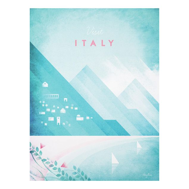 Print on forex - Travel Poster - Italy