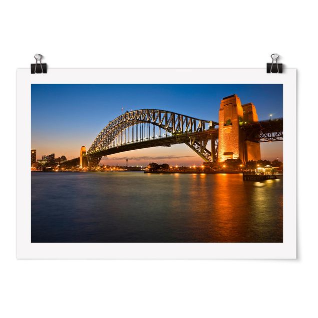 Poster - Harbor Bridge In Sydney