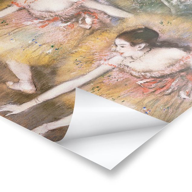 Poster - Edgar Degas - Dancers Bending Down