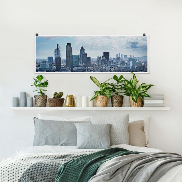 Panoramic poster architecture & skyline - London Skyline