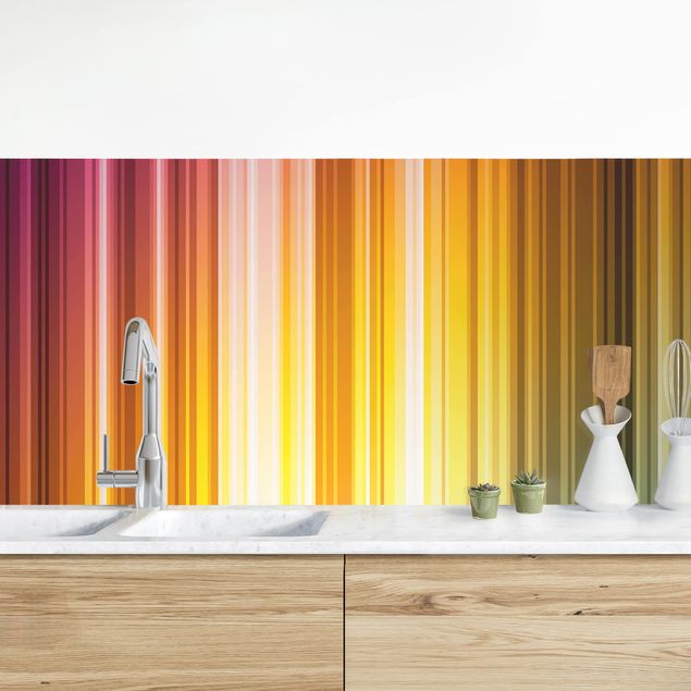 Kitchen splashback patterns Rainbow Light