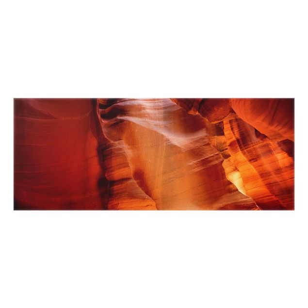 Splashback - Light Beam In Antelope Canyon