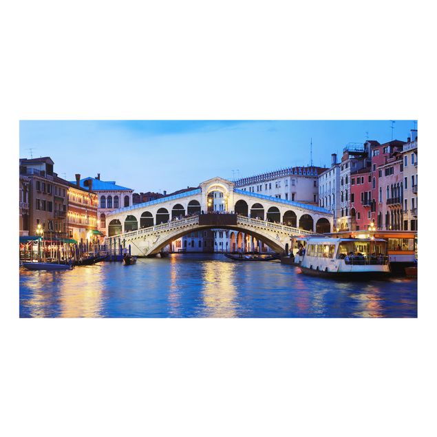 Glass Splashback - Rialto Bridge In Venice - Landscape format 2:1