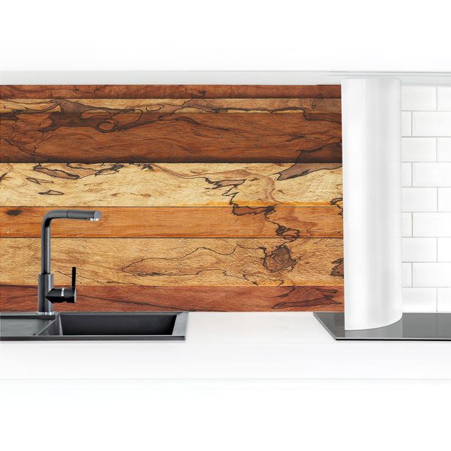Kitchen wall cladding - Woody Flamed