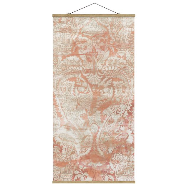 Fabric print with poster hangers - Ornament Tissue IV