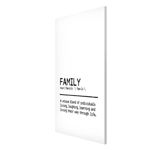 Magnetic memo board - Definition Family Unique