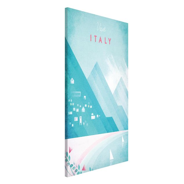 Magnetic memo board - Travel Poster - Italy