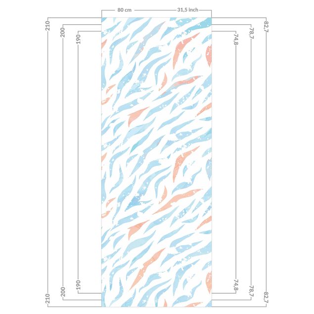 Shower wall cladding - Terazzo Pattern Summer Day Watercolour