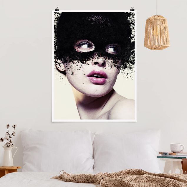Poster nude & erotic - The girl with the black mask