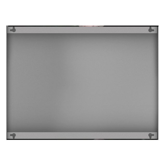 Magnetic memo board - Peony Black Shabby Backdrop