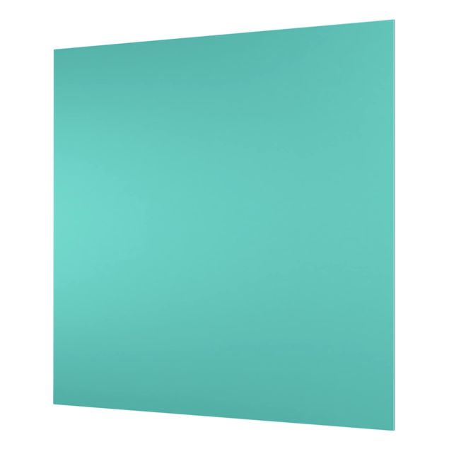 Glass Splashback - Turquoise - Square 1:1