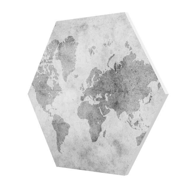 Forex hexagon - Vintage World Map II