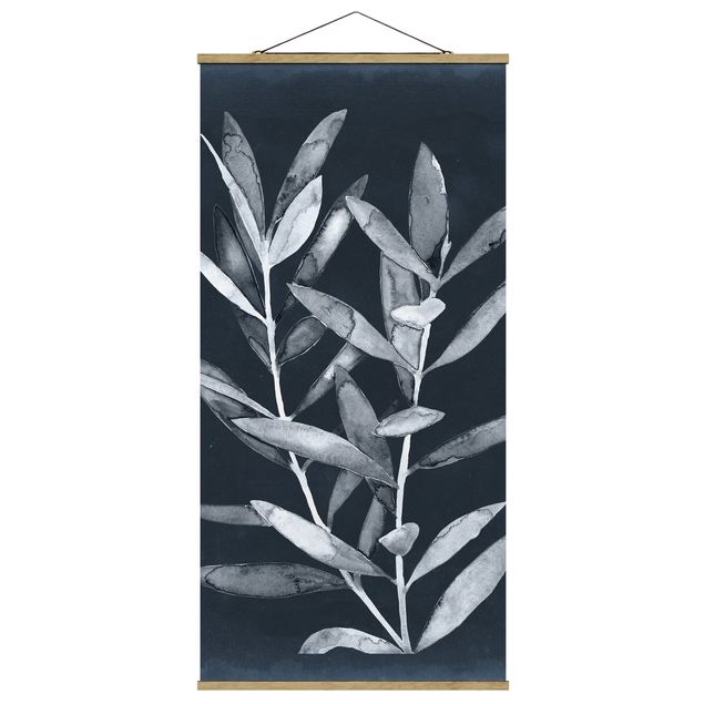 Fabric print with poster hangers - Branch On Denim II