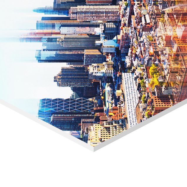 Forex hexagon - Manhattan Skyline Urban Stretch