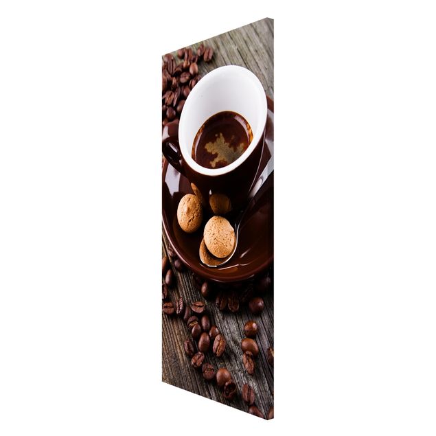 Magnetic memo board - Coffee Mugs With Coffee Beans