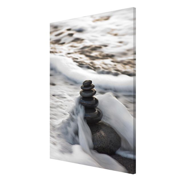 Magnetic memo board - Stone Tower And Wave