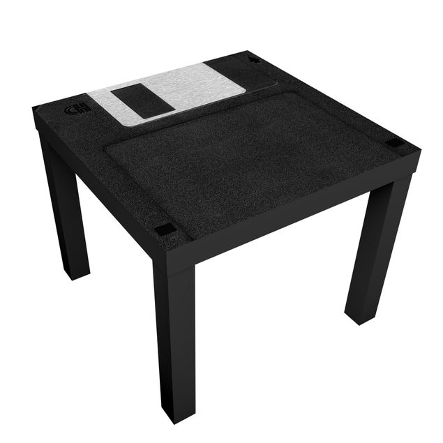 Adhesive film for furniture IKEA - Lack side table - Floppy Disk