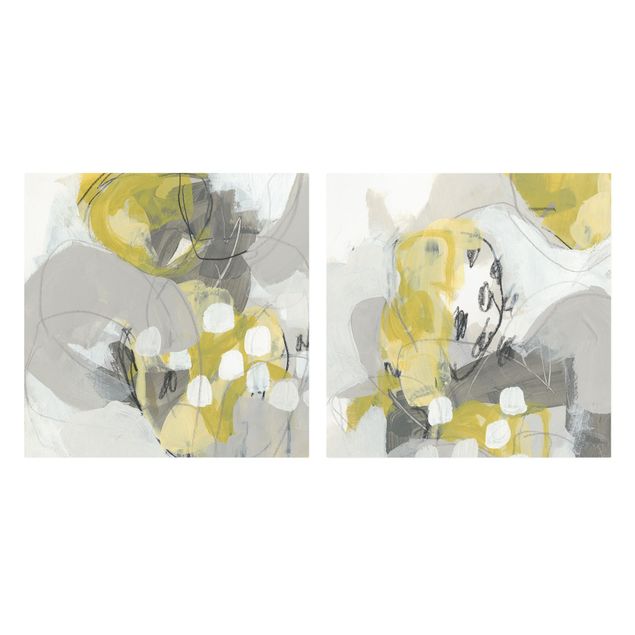 Print on canvas - Lemons In The Fog Set I