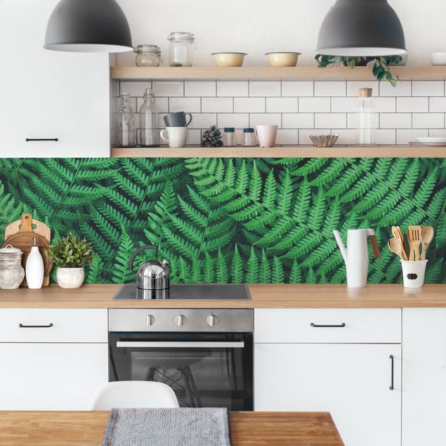 Kitchen wall cladding - Fern