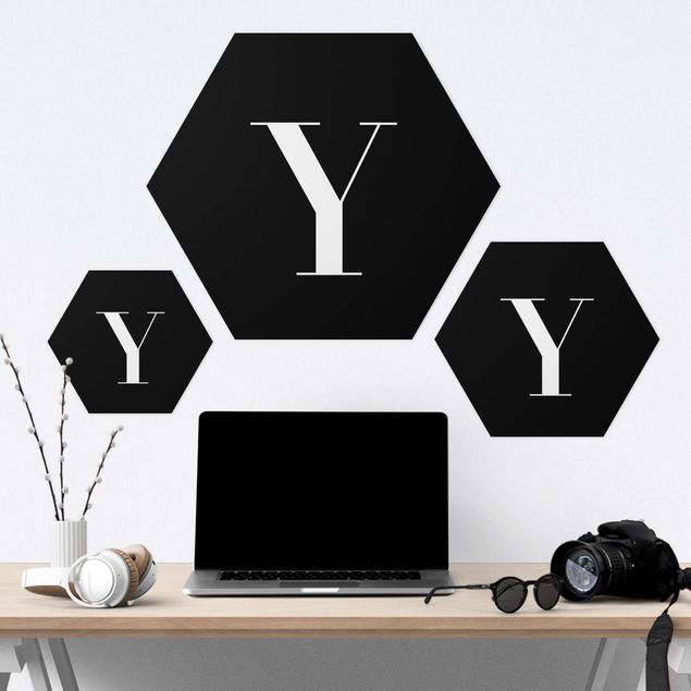 Forex hexagon - Letter Serif Black Y