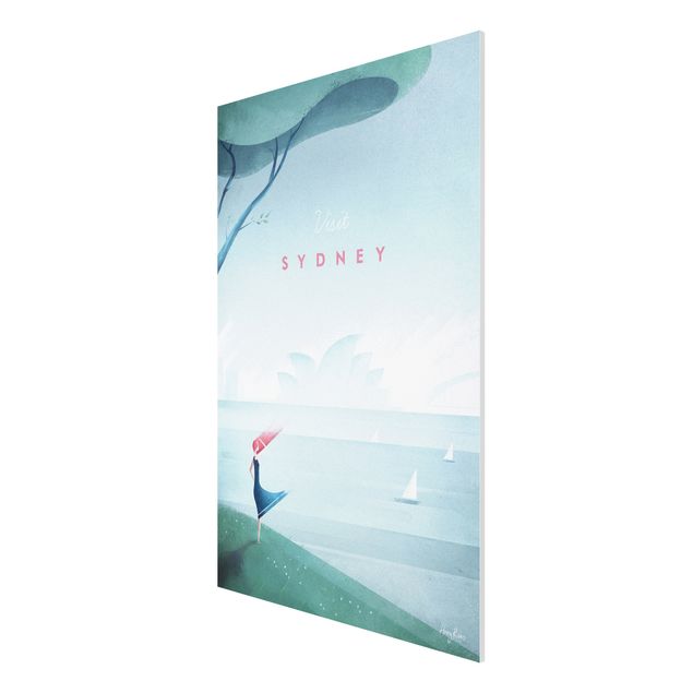 Print on forex - Travel Poster - Sidney