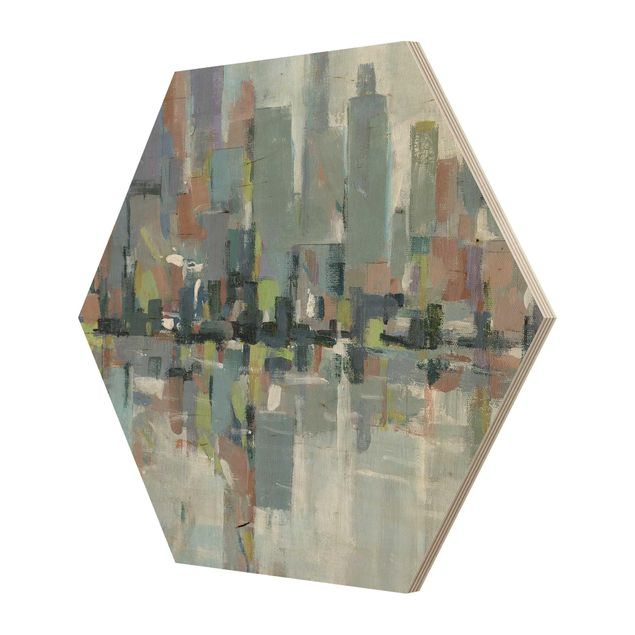 Wooden hexagon - Metro City I