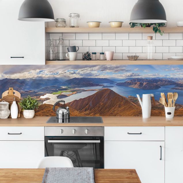 Kitchen wall cladding - Roys Peak In New Zealand