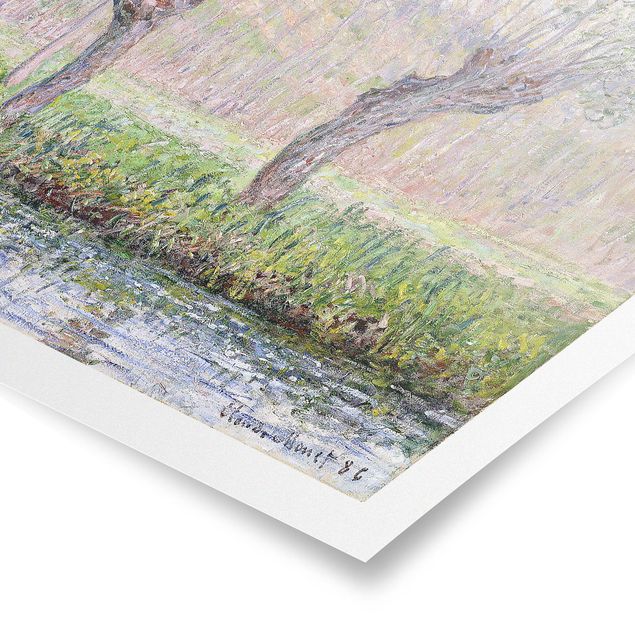 Poster - Claude Monet - Willow Trees Spring