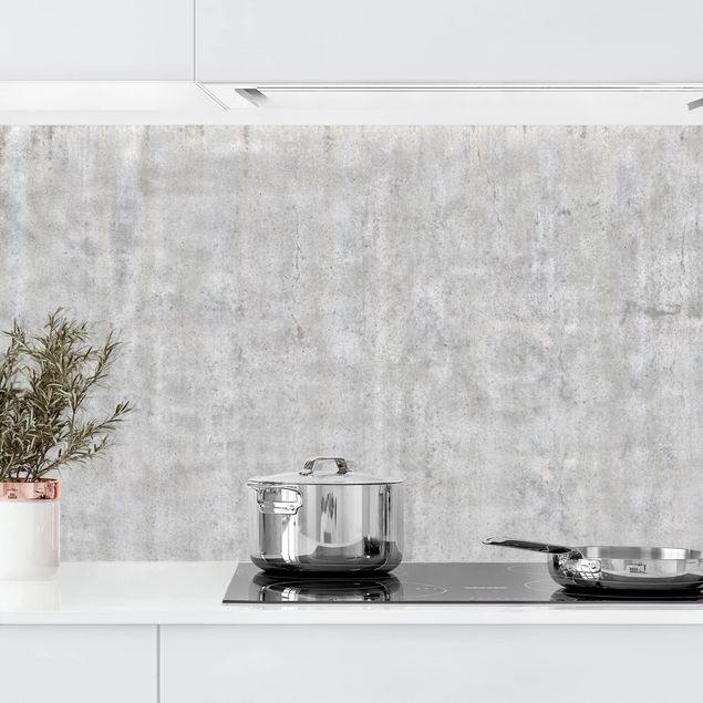 Splashback patterns Large Wall With Concrete Look