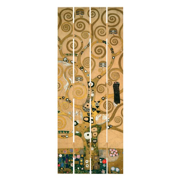Print on wood - Gustav Klimt - The Tree of Life