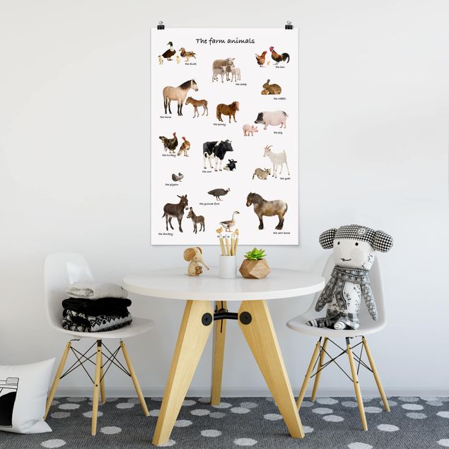 Poster - Farm Animals