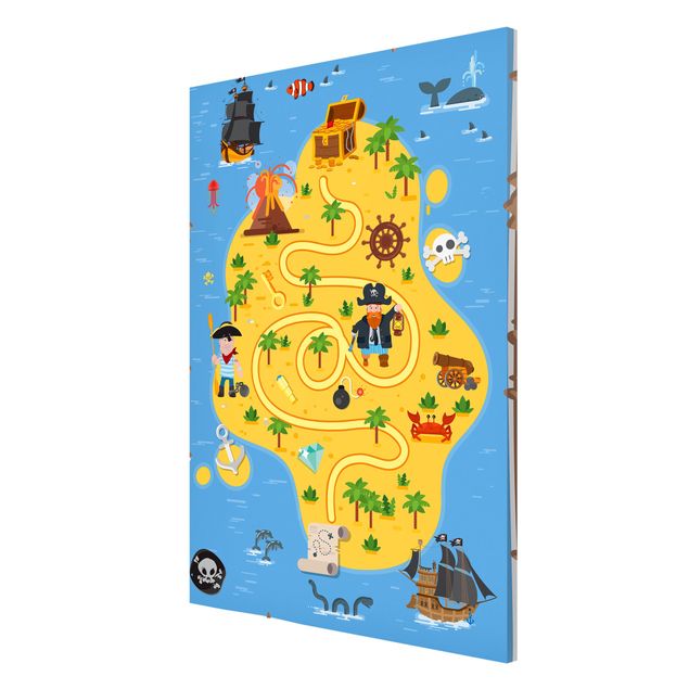 Magnetic memo board - Playoom Mat Pirates  - Looking For the Treasure