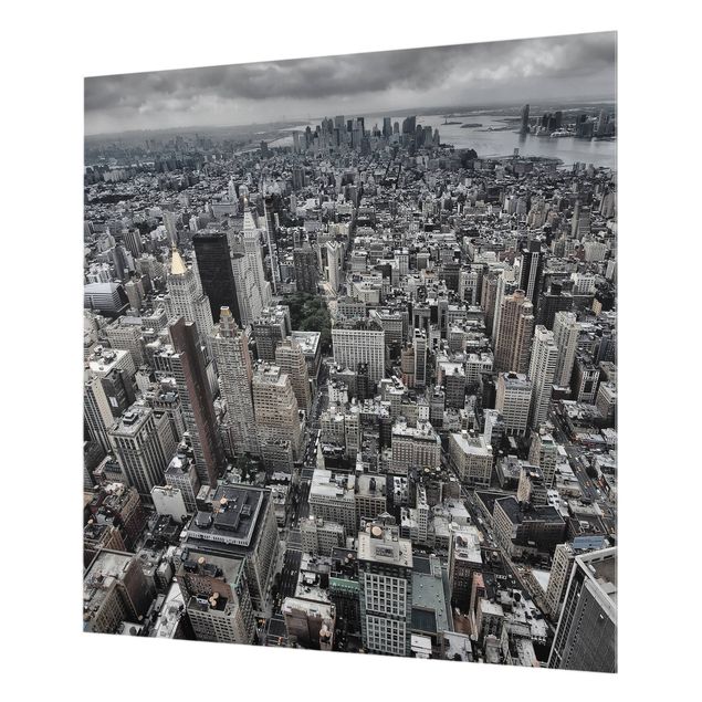 Glass Splashback - View Over Manhattan - Square 1:1