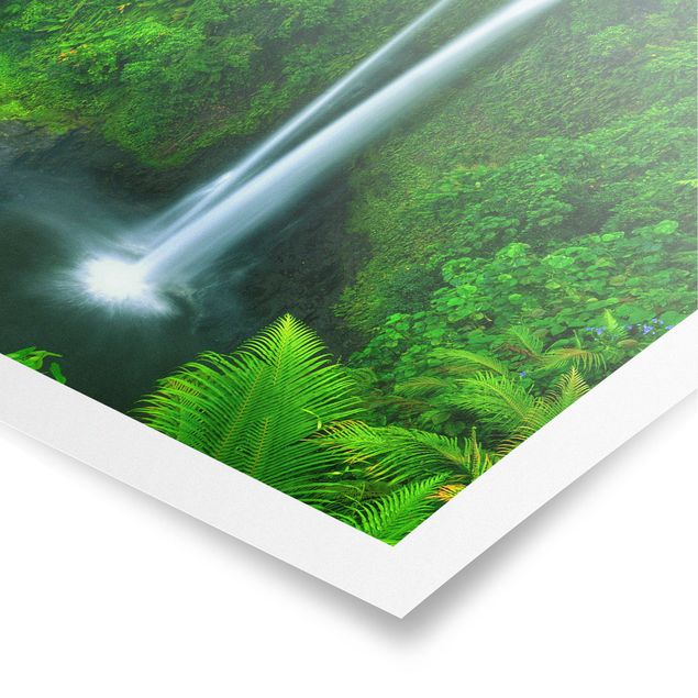 Poster - Heavenly Waterfall