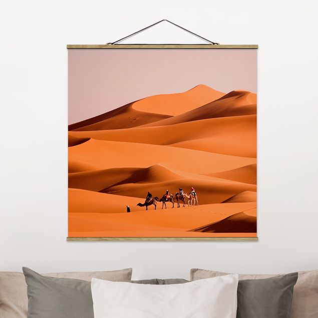Fabric print with poster hangers - Namib Desert