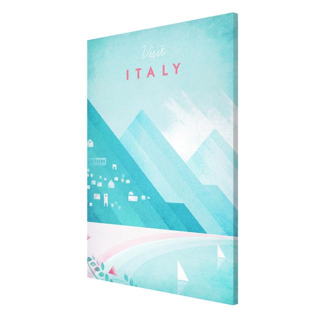 Magnetic memo board - Travel Poster - Italy