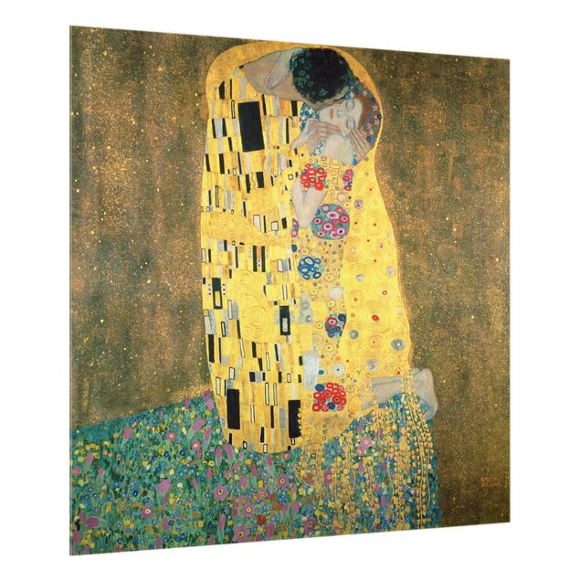Glass Splashback - Gustav Klimt - The Kiss - Square 1:1