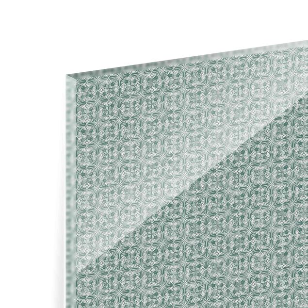Splashback - Vintage Pattern Geometric Tiles - Landscape format 3:2
