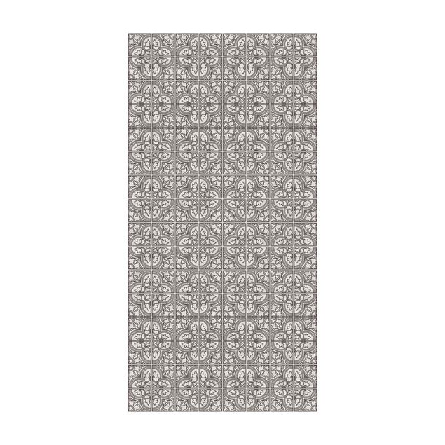 modern area rugs Tile Pattern Faro Grey