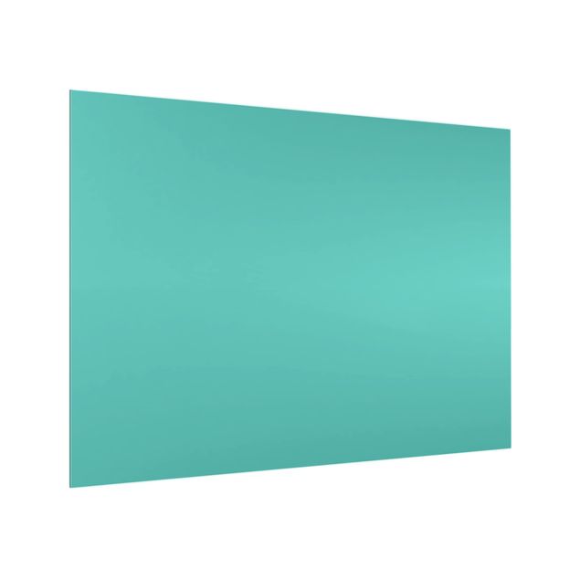 Glass Splashback - Turquoise - Landscape 3:4