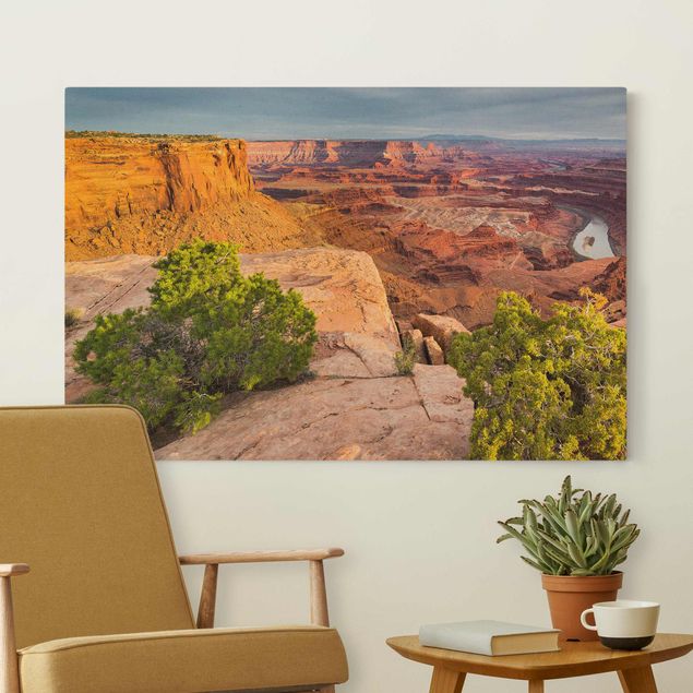 Natural canvas print - Dead Horse Point Canyonlands National Park USA - Landscape format 3:2