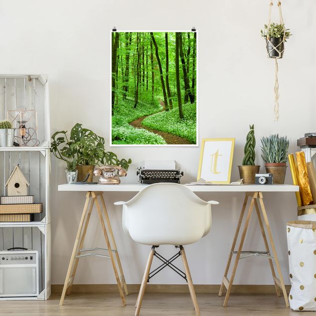 Poster forest - Romantic Forest Track