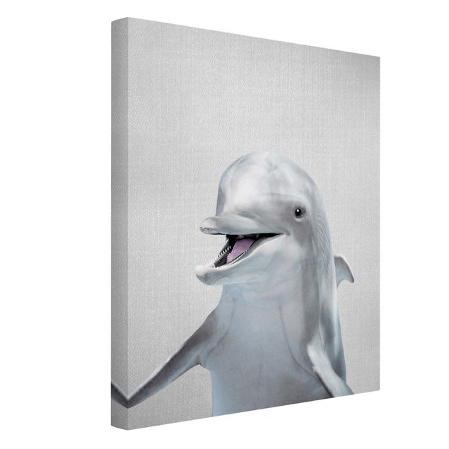 Canvas print - Dolphin Diddi - Portrait format 3:4