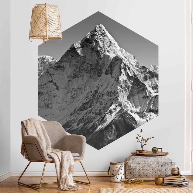 Self-adhesive hexagonal pattern wallpaper - The Himalayas II