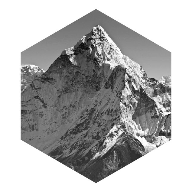 Self-adhesive hexagonal pattern wallpaper - The Himalayas II