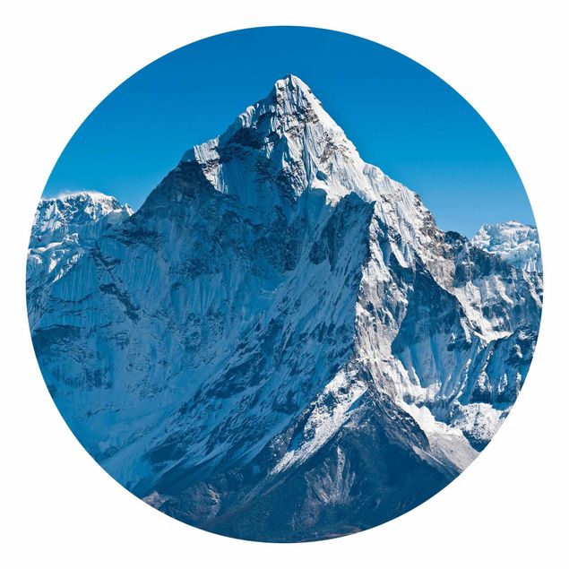 Self-adhesive round wallpaper - The Himalayas